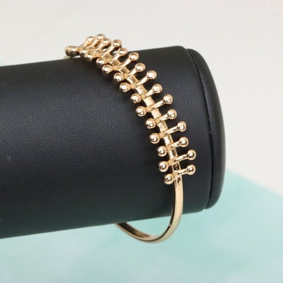 Rose Gold Designer Bangle with Unique Dome Shape Detailing, XPBL0486 - Picture 8 of 10